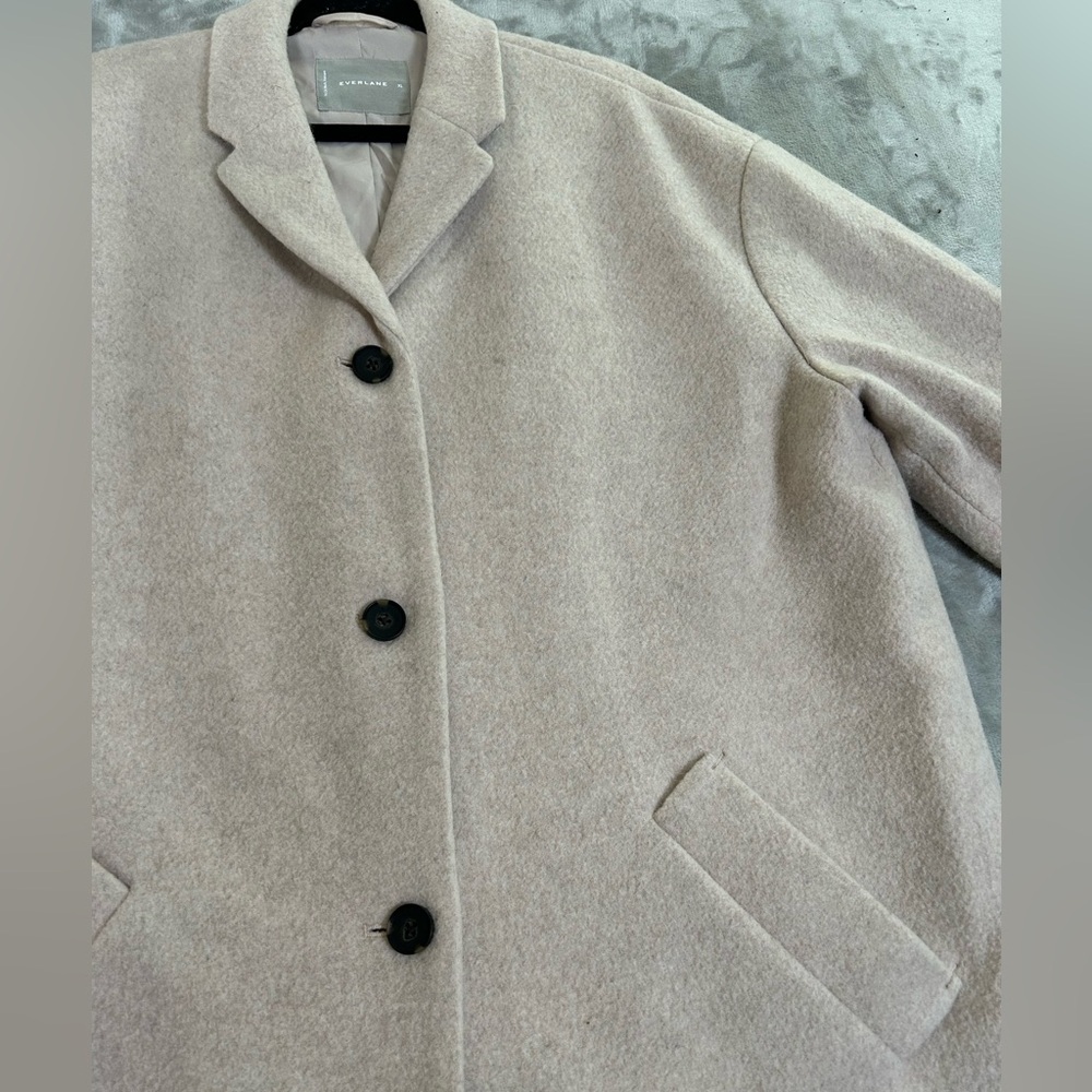 Everlane the Italian rewool cocoon coat - Picture 7 of 12